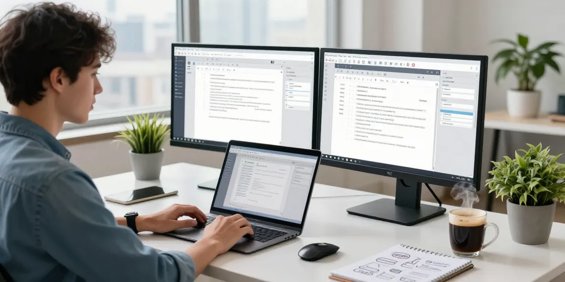WPS Download workspace scene with a professional using modern software tools in an engaging home office.